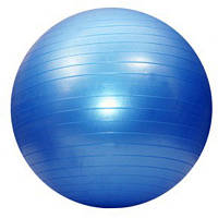 Мяч для фитнеса гладкий синий 55см