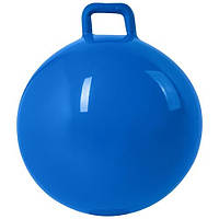 Мяч для фитнеса с ручкой синий 65см