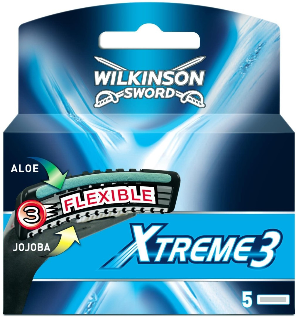 Змінні касети Wilkinson Xtreme3 Aloe Jojoba, на 3 леза (5шт.)