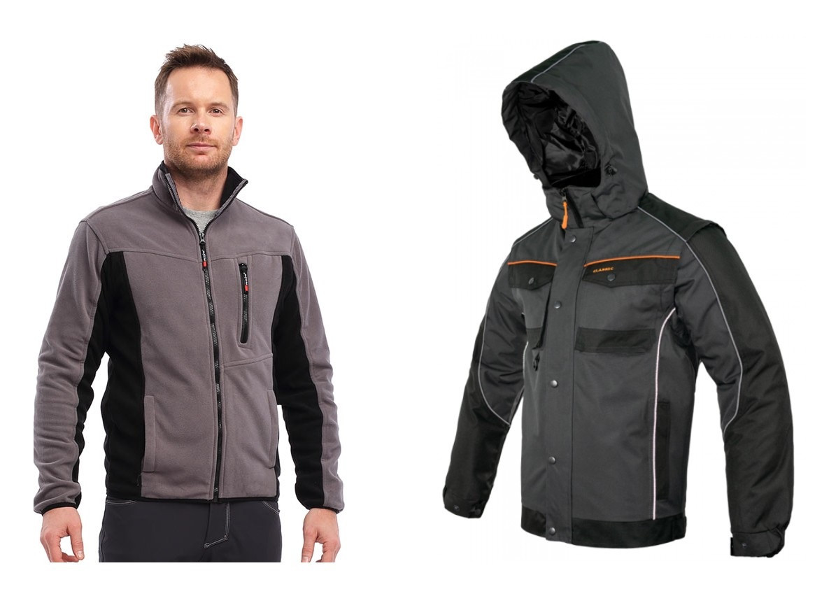 Спецівка флісова толстовка і курточка для працівників утеплена, куртка+кофта, Artmaster, робочий набір , зимовий набір, фото 1