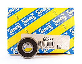 Підшипник 608 2RS SNR Франція, розмір 8x22x7