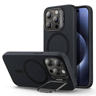 Чохол ESR Cloud Soft With Stash Stand Black для iPhone 15 Pro