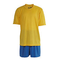 Форма футбольная желто-синяя на рост 152