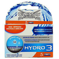 Сменные кассеты Wilkinson Hydro3, на 3 лезвия (5шт.)