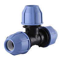 Трійник ПНД Vsplast 25*25*25