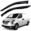 Дефлектори вікон вітровики Hyundai Н1 Grand Starex 2007-2018 (скотч) ANV, фото 7