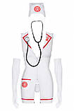 Рольовий костюм медсестри 4 предмети, S/M, фото 2