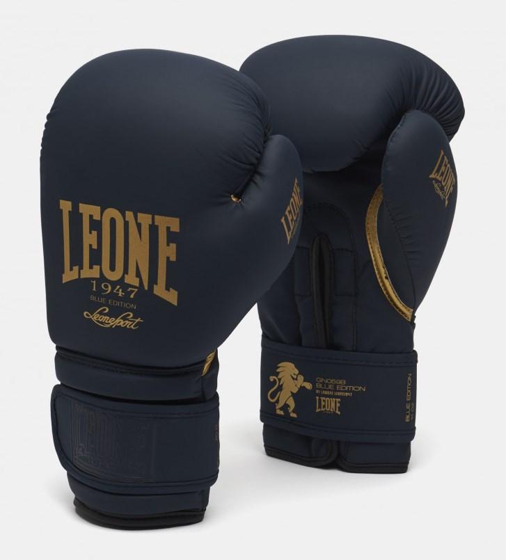 Боксерські рукавички Leone Mono Blue 10 ун.
