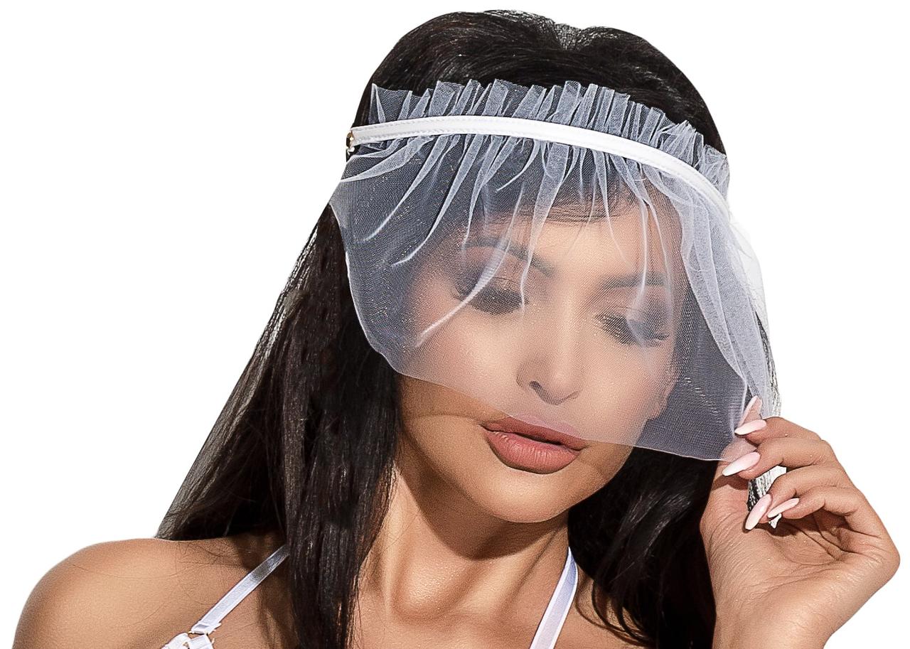 Вуаль на голову Me Seduce, ОР 014, біла, фото 1