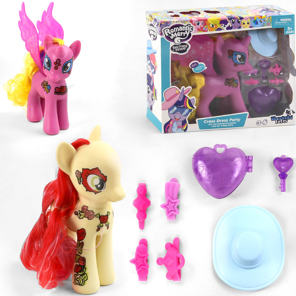 Поні My little pony (2 різновиди, скринька на замочку, світло, звук) 88492, фото 1