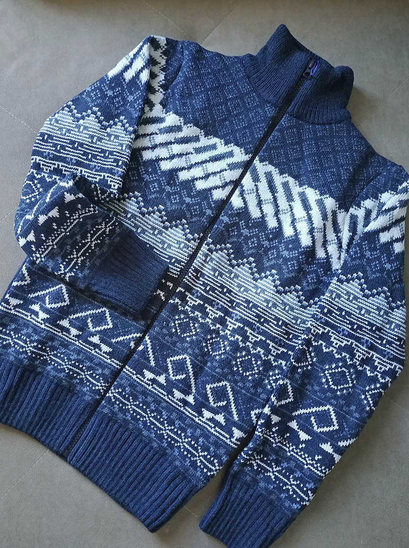 Тепла кофта для хлопчика підлітка на змійці, фото 1