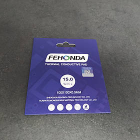 Термопрокладка Fehonda Original 100x100x0.5mm (15W/m*k) (TF)