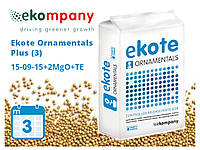 Удобрение Ekote Ornamentals Plus 15-09-15+2MgO+TE (3 месяца) 25 кг