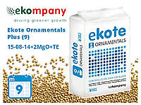 Удобрение Ekote Ornamentals Plus 15-08-14+2MgO+TE (9 месяцев) 25 кг