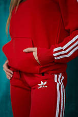 Костюм спортивний Adidas зимовий червоний XS, фото 2
