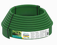 Бордюр садовый пластиковый Country (Кантри) Premium H110 зеленый 10 м