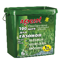 Удобрение для газона длительного действия (100 дней) Agrecol 5 кг