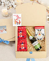 Подарочный набор женский новогодний Олени