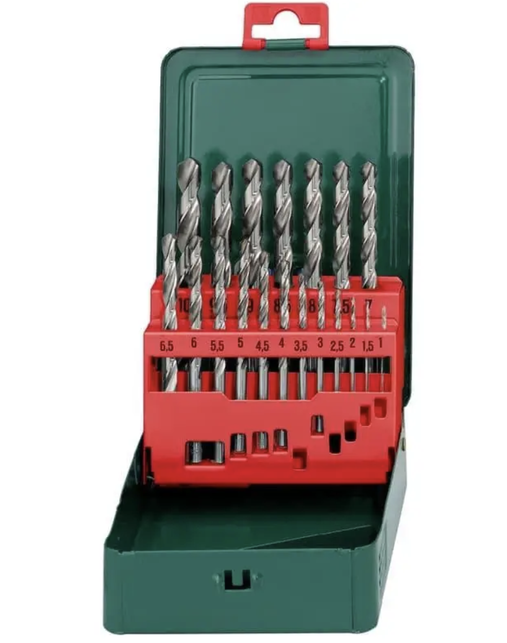 Набір свердел по металу Metabo HSS-G Promotion 19 предметів 627153000