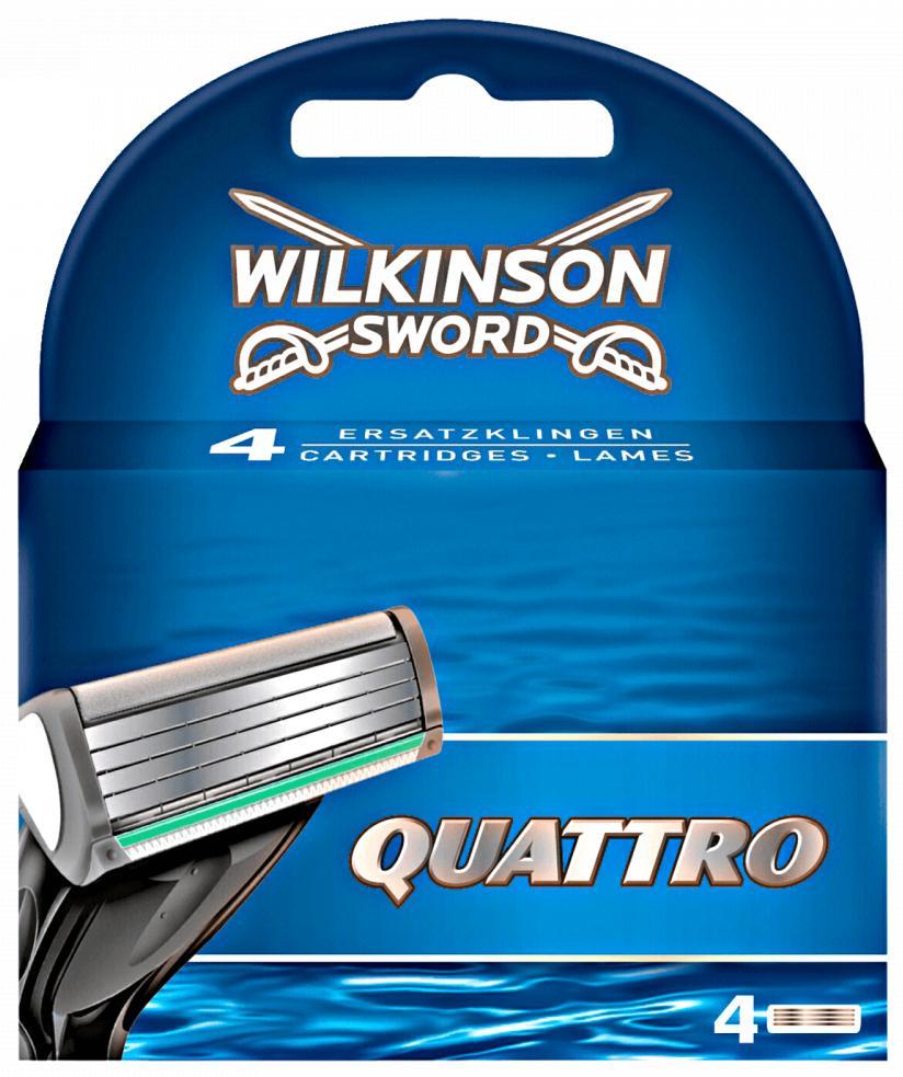 Змінні касети Wilkinson Quattro, на 4 леза (4шт.)