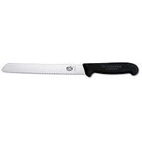 Кухонный нож Victorinox Fibrox Bread для хлеба, 21 см, с черн. ручкой