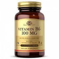 Vitamin B6 100 mg Solgar, 250 капсул
