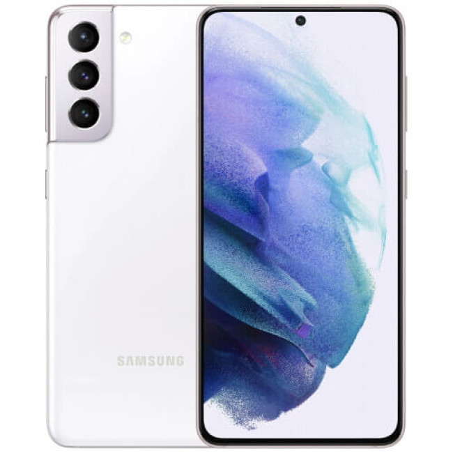 Смартфон Samsung Galaxy S21 5G DUOS SM-G991B 8/128Gb White, 2sim, 12+8+12/32Мп, 6.4"