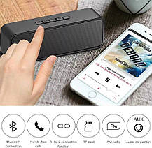 Колонка JBL C6 з SD, FM, Bluetooth, ліхтариком і карабіном, фото 6
