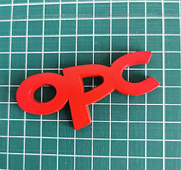 3D эмблема OPC LINE червона