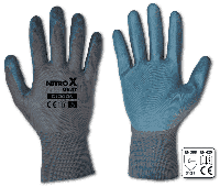 Перчатки защитные NITROX GRAY нитрил, размер 9, RWNGY9