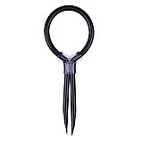 Ерекційне кільце-ласо Chisa Get Lock, чорне, 5 см, фото 2