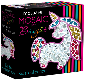 Набір для творч. "Mosaaro зі скляною мозаїкою дитячий. Єдиноріг" №MA7004(8)
