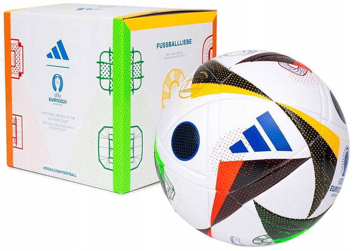 Мяч футбольный Adidas Fussballliebe Euro 2024 League Box IN9369 размер ...