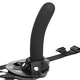 Страпон нереалістичний на трусиках Chisa R.G.B Sex Harness, з кільцевим кріплення, чорний, 17.8 х 3.5 см, фото 2