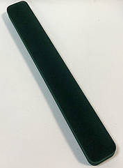 Футляр для браслета, ланцюжка вузький зелений оксамитовий 977А