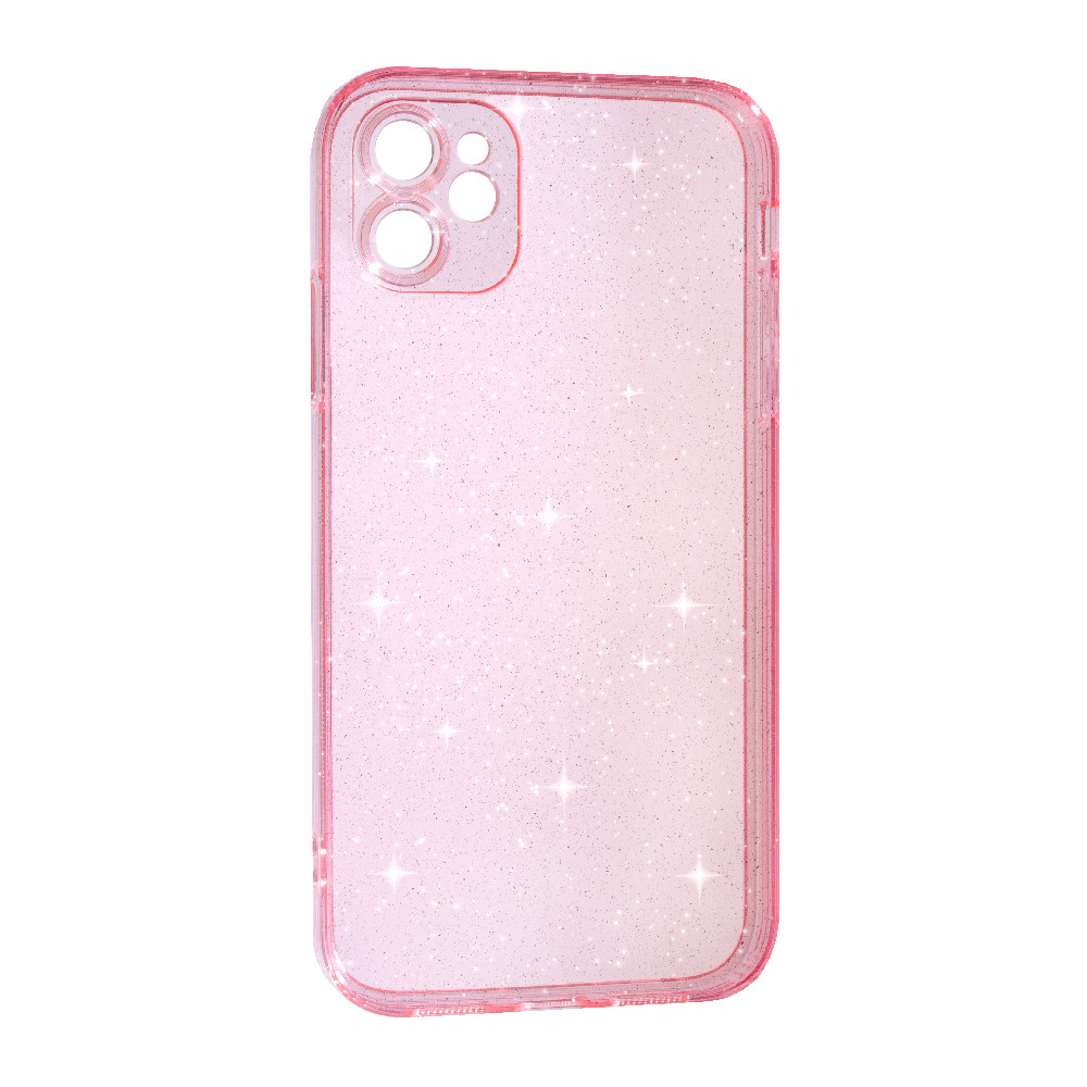 Силіконовий чохол Clear Shine для Apple iPhone 12 Pink
