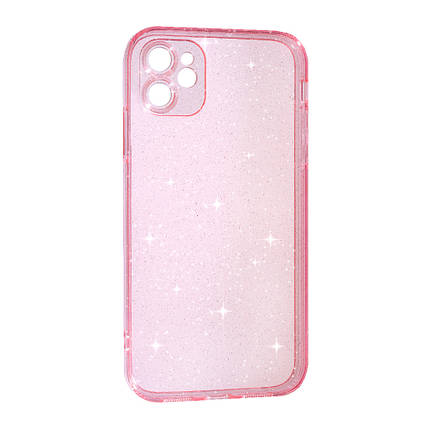 Силіконовий чохол Clear Shine для Apple iPhone 12 Pink, фото 1