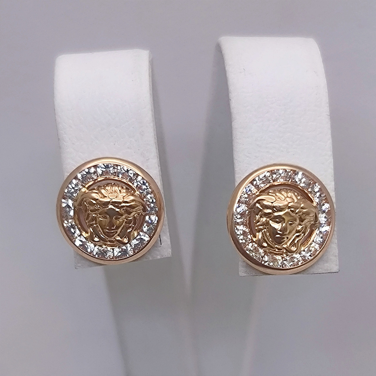 Золоті сережки гвоздики 585 проби Ukr-gold.com