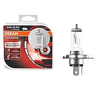 Галогенная лампа Osram H4 TruckStar Pro +100% 75/70W 24V 64196TSP