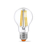 LED лампа VIDEX Filament A60F 10W E27 4100K, фото 2
