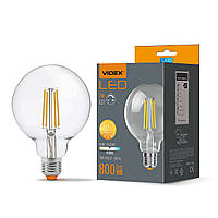 LED лампа VIDEX Filament G95FD 7W E27 4100K диммерная