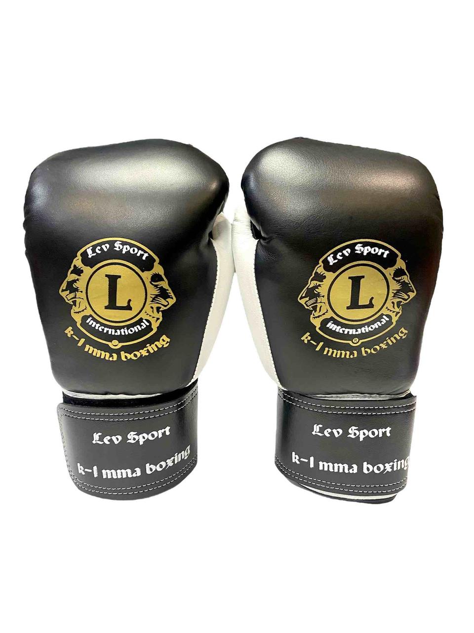 Перчатки боксерские LEV-SPORT VIP кожа 12 oz, фото 1