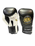 Перчатки боксерские LEV-SPORT VIP кожа 12 oz, фото 2