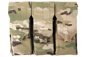 Потрійний підсумок для магазинів, Blue Force Gear Triple M4 Magazine Pouch, Колір: MultiCam