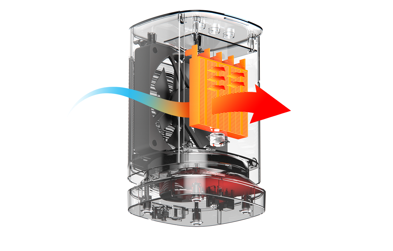 Тепловентилятор HAVIT HV-HT1220 950W White, фото 1