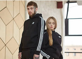 Костюм спортивний Adidas червоне худі з капюшоном, фото 4