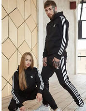 Костюм спортивний Adidas червоне худі з капюшоном, фото 3