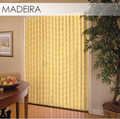 Вертикальні жалюзі для вікон 127 мм, тканина Madeira, фото 1