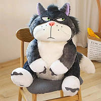 М'яка іграшка Кіт Люцифер 65 см плюшевий кіт із мультфільму Попелюшка