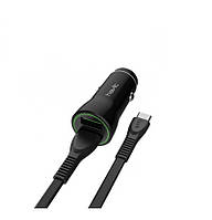 Автомобільний зарядний пристрій HAVIT HV-ST849 з Type-C кабелем 2USB